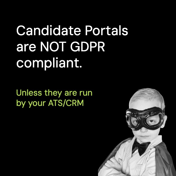 How much does it cost to add a candidate portal to a recruitment website?